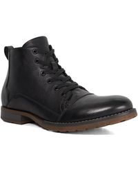 Dune - Corrdial Leather Lace-Up Casual Boots - Lyst