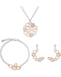 Orphelia - 'Maliya' 925 Sterling Set: Chain + Bracelet + Earrings - Lyst