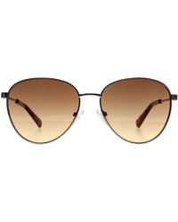 Guess - Round Shiny Light Nickeltin Gradient Gu8257 - Lyst