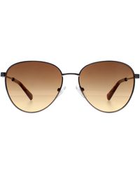 Guess - Round Shiny Light Nickeltin Gradient Gu8257 - Lyst