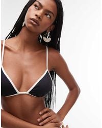 ARKET - Mix & Match Smock Triangle Bikini Top - Lyst