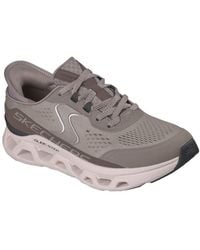 Skechers - Slip-Ins Glide Step Altus Mesh Khaki Trainers - Lyst