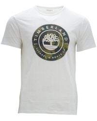 Timberland - Printed T Shirts Crew Neck Summer Top Short Sleeve Premium Tee - Lyst