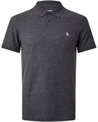 Original Penguin - Embroidered Logo Polo Shirt Cotton - Lyst