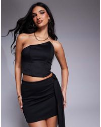 ASOS - Co-Ord Angled Neck Top - Lyst