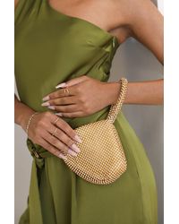 Where's That From - Wheres 'Rosa' Mini Chainmail Pouch Bag - Lyst