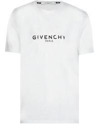 Givenchy - Vintage Signature Slim Fit T-shirt In Wit - Lyst