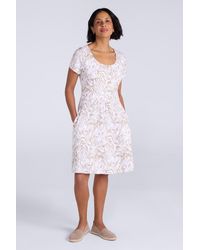 Mountain Warehouse - Orchid Patterned Uv Summer Dress With Side Pockets Holiday Beach Cotton - Lyst
