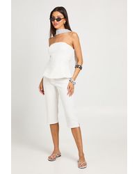 Boohoo - Scarf Detail Bandeau Top - Lyst