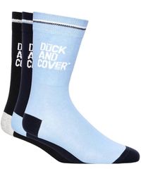 Duck and Cover - Drenor Socks (Pack Of 3) - Lyst