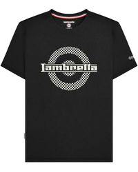 Lambretta - Target Two Tone T-Shirt Cotton - Lyst
