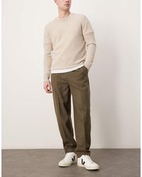 ASOS - Smart Oversized Tapered Trousers With Front Pleats - Lyst
