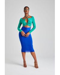 Urban Bliss - Multi Colour Block Midi Dress - Lyst