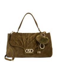 Dune - Regency Suede Shoulder Bag - Lyst