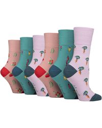 Gentle Grip - 6 Pairs Ladies Non Elastic Soft Top Diabetic Socks - Lyst