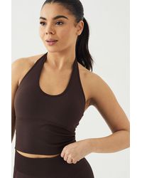 DSGN Studio - Sport Contour Seamless Padded Halter Top - Lyst