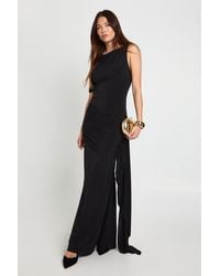 Boohoo - Asymmetric Trim Detail Maxi Dress - Lyst
