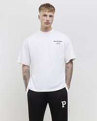 River Island - T-Shirt Oversized Fit Palais Dept Cotton - Lyst