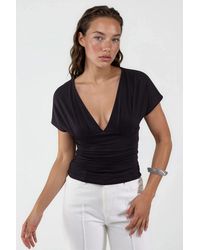 Busem - V-Ausschnitt Bluse Mit Schleifen-Detail - Lyst