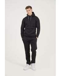 Brave Soul - Crossover Neck Hoodie And Joggers Set - Lyst