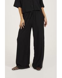 Brave Soul - Wide Leg Jersey Trousers - Lyst