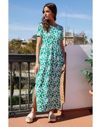 Threadbare - Cotton Jersey 'Natasha' Maxi Dress With Pockets - Lyst
