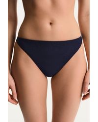 Penti - Hailey Minimal Textured Mid Waist Bikini Bottom - Lyst