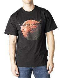 CoSTUME NATIONAL - Print T-shirt In Zwart - Lyst