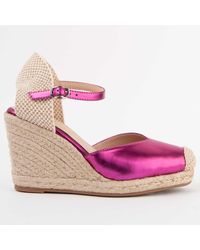 Montevita - Wedge Espadrille Balenci4 Fuxia - Lyst