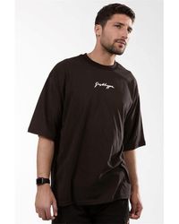 Hype - Regular Fit Lettering Crew Neck T-Shirt - Lyst