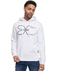 Crosshatch - Cutups Hoodie Cotton - Lyst