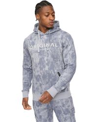 Crosshatch - Bardon Hoodie (Steel) - Lyst