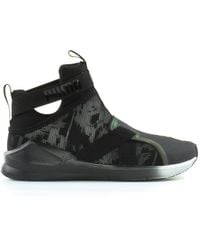 PUMA - Fierce Strap Swan Textile Slip On Trainers 189461 01 - Lyst