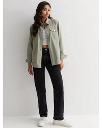 Secret Label - Coloured Denim Shirt - Lyst
