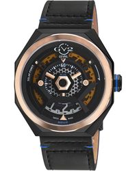 Gv2 - Stella Solar Power Swiss Quartz Multi Dial, Handmade Italian Leather Watch - Lyst