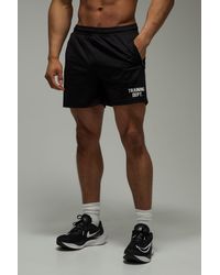 BoohooMAN - Training Dept Mesh 5Inch Short - Lyst