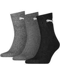 PUMA - Volwassen Bemanningsleden Sokken (Pakket Van 3) - Lyst