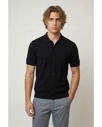 BoohooMAN - Boxy Fit Soft Touch Knitted Shirt - Lyst
