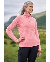 Mountain Warehouse - 'Snowdon' Fleece Top Half Zip Breathable Quick Dry Sweater - Lyst