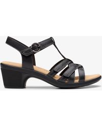 Clarks - Emily2 Rose Leather Sandals - Lyst