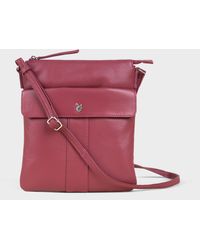 Assots London - 'Amba' Soft Nappa Full Grain Real Leather Crossbody Bag - Lyst