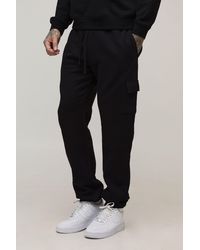 BoohooMAN - Tall Basic Regular Fit Cargo Jogger - Lyst