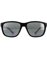 Polo Ralph Lauren - Rectangle Matte Mirror Sunglasses - Lyst