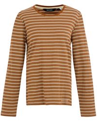 Regatta - Ladies Federica Stripe Long-Sleeved T-Shirt (Glazed Ginger/Light Vanilla) - Lyst