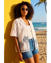 D.u.s.k - Palm Embroidered Shirt - Lyst