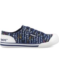 Rocket Dog - Jazzin Radio Cotton Trainers - Lyst