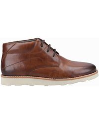 Hush Puppies - Kennedy Leather Memory Foam Boots - Lyst