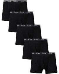 French Connection - 5 Pack Fcuk Cotton Stretch Boxers - Lyst