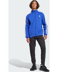 adidas - Basic 3-Stripes Fleece Track Suit - Lyst