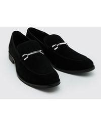 BoohooMAN - Faux Suede Snaffle Loafer - Lyst